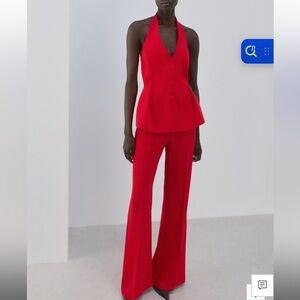 Mango red/orange suit